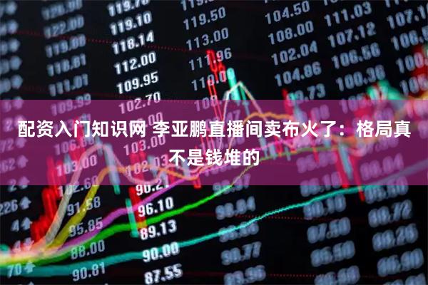 配资入门知识网 李亚鹏直播间卖布火了：格局真不是钱堆的